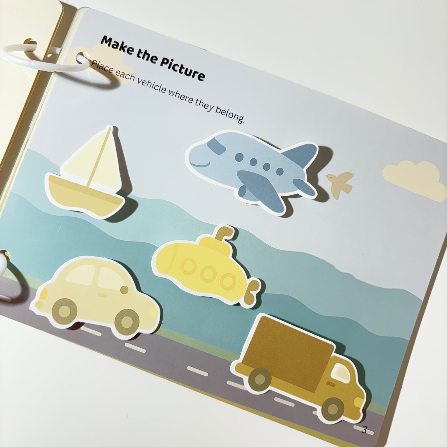 Alphabet flowers and creative learning activities inside pages