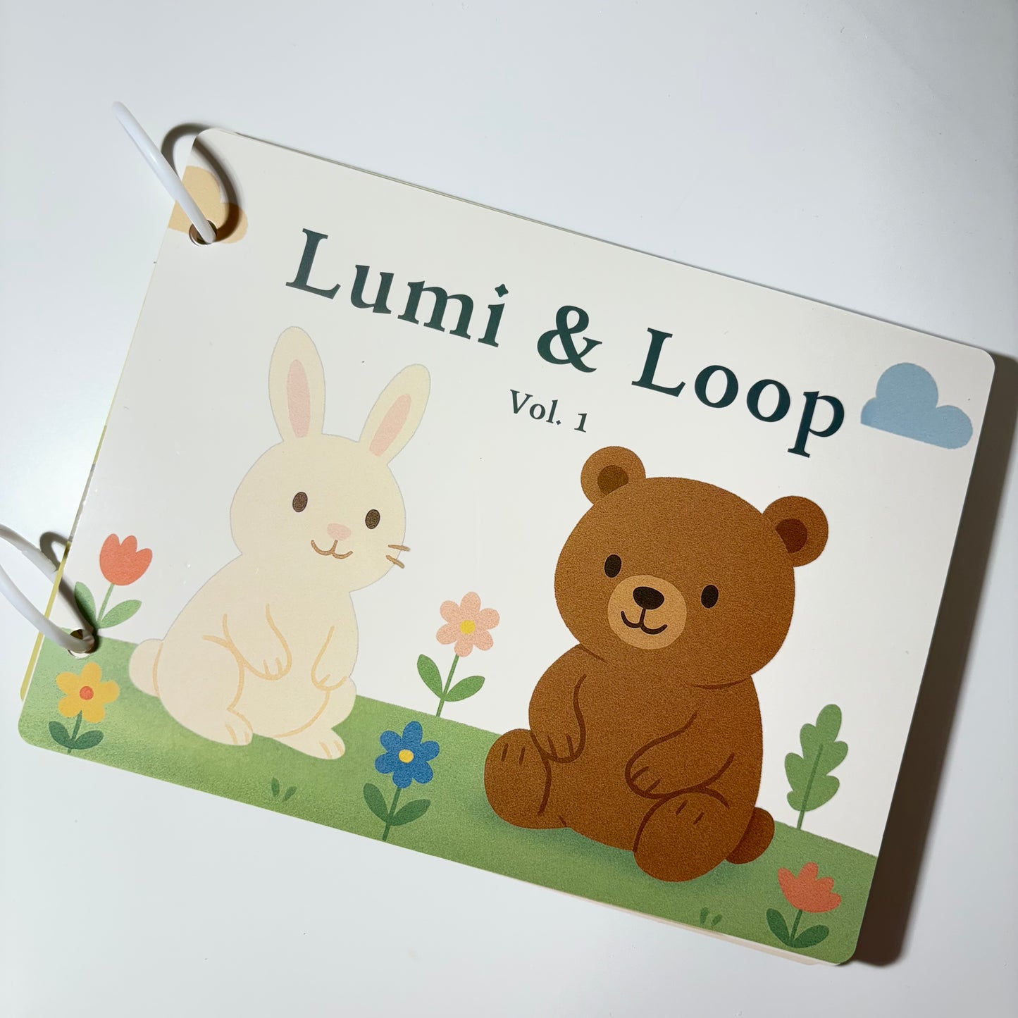 Lumi & Loop Vol.1 educational busy book cover for toddlers ages 2-3