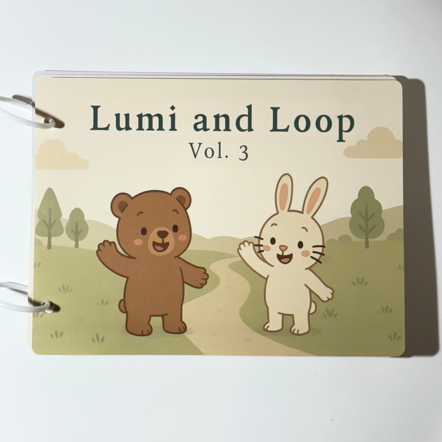 Lumi & Loop Vol.3 advanced learning book for ages 3 and up