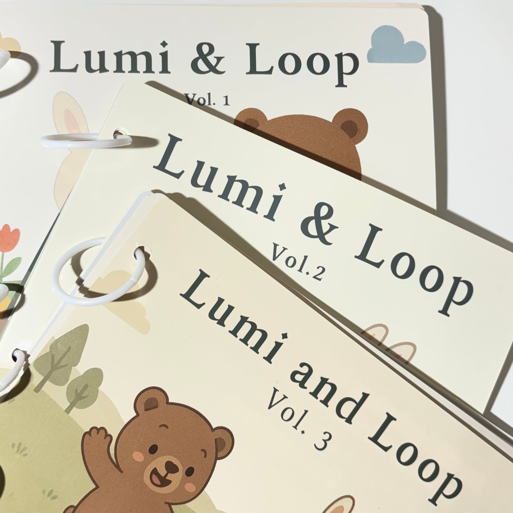 Complete Lumi & Loop 3-volume educational busy book bundle